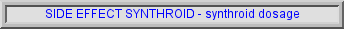synthroid side affect, synthroid weight gain